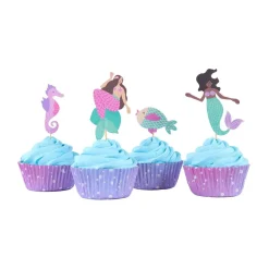 PME Cupcake Set Mermaid 24st.