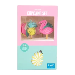 PME Cupcake Set Tropical 24st.**