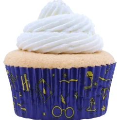 PME Harry Potter Cupcake Vormpjes Folie Goud Ø52mm 30st.