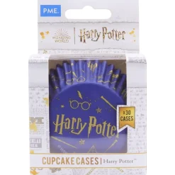 PME Harry Potter Cupcake Vormpjes Folie Goud Ø52mm 30st.