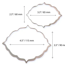 PME Koekjes Uitsteker Plaque Style 6 Set/2**