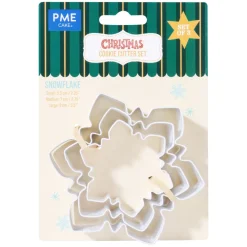 PME Koekjes Uitstekers Sneeuwvlokken Set/3