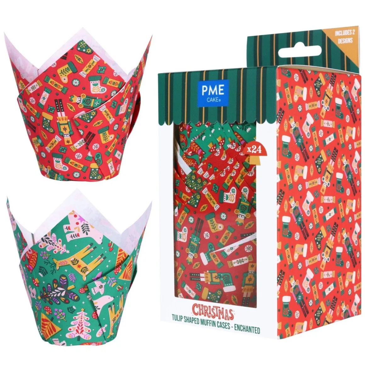 PME Muffin Cups Betoverend Bos 24st