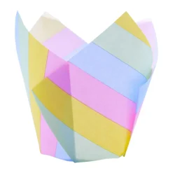 PME Muffin Cups Regenboog Strepen 24st