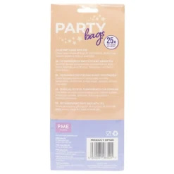 PME Party Zakjes incl. Zilveren Strik 25st. 229x102mm