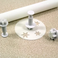 PME Plunger Cutter Mini Sneeuwvlok/IJskristal set/3