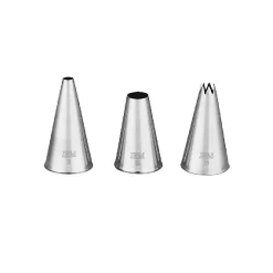 PME Spuitmondjes Bolletjes & Schelpen Set/3