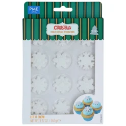 PME Suikerdecoratie Sneeuwvlokken 12st.