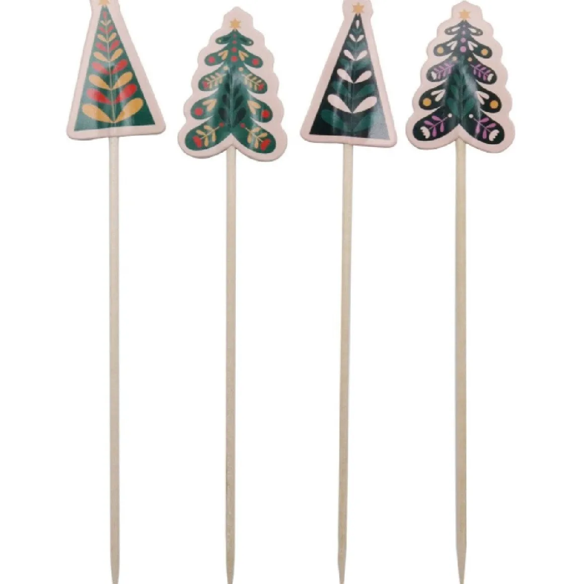 PME Taartprikkers Kerstbomen 24st.