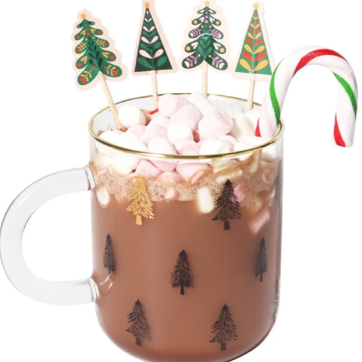 PME Taartprikkers Kerstbomen 24st.