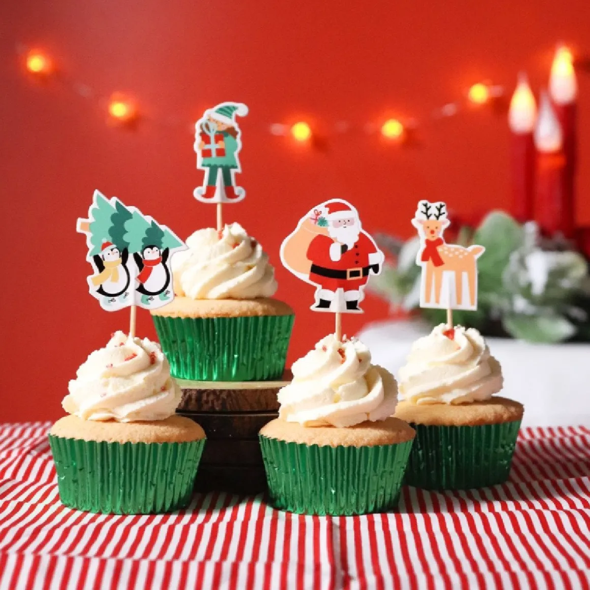 PME Taartprikkers Kerstman 24st.