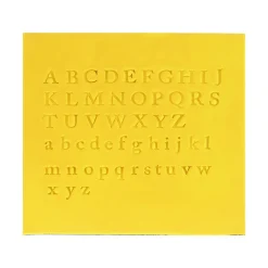 PME Tekst Stempelset Alfabet Fun Fonts - Collectie 2