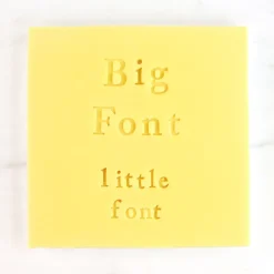 PME Tekst Stempelset Cupcake/Cookie Fun Fonts - Collectie 2