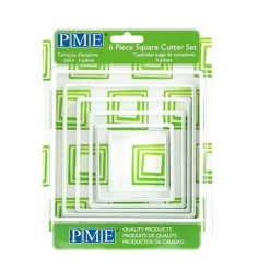 PME Uitstekerset Vierkant set/6