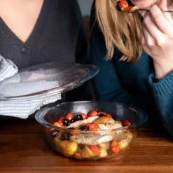 Pyrex 4-in-1 Ovenschaal Rond met Deksel 21x18x9cm