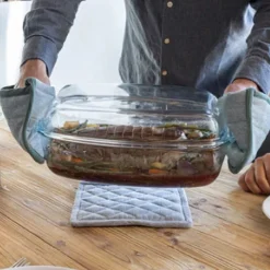 Pyrex Slowcook Ovenschaal met Deksel 33x20x14cm