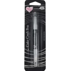 RD Stift eetbare inkt dubbelzijdig Zilvergrijs