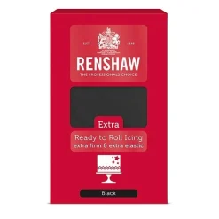 Renshaw Rolfondant Extra 1kg Zwart