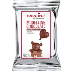 Saracino Modelleer Chocolade Puur 250g