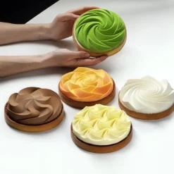 Siliconen Vorm Tart Kit/5 Ø14x2,5cm (Dinara Kasko)