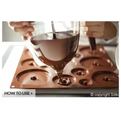 Silikomart Chocolade Vormset Ei Ø305x15(h)mm**