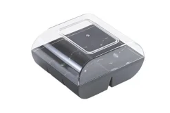 Silikomart Doosje voor 6 Macarons Zwart