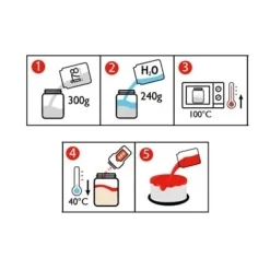 Silikomart Mirror Glaze Poeder Neutraal 300g