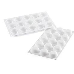 Silikomart Siliconen Bakvorm Globe (15x) Ø4,5x2cm