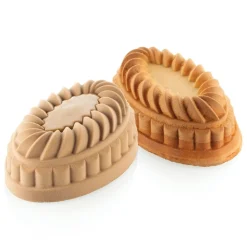 Silikomart Siliconen Bakvorm Pleincoeur Ovaal 17,6x10,4cm