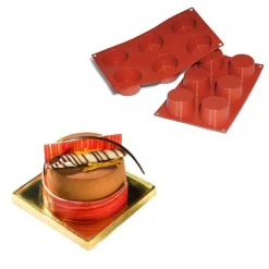 Silikomart Siliconen Bakvorm Muffin (6x) Ø6,8x3,8cm