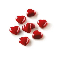 Silikomart Siliconen Bonbonvorm Hart (12x) 3,1x3x1,5cm