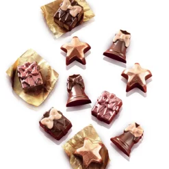 Silikomart Siliconen Bonbonvorm Kerst (12x) 3,4x3,4x1,9cm