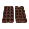 Silikomart Siliconen Bonbonvorm Chocolade Ei (15x) Ø2,3x3cm