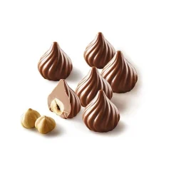 Silikomart Siliconen Bonbonvorm Vlam 3D (15x) Ø2,7cm