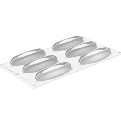 Silikomart Siliconen Kit 3D Cabossa (6) 12x4cm