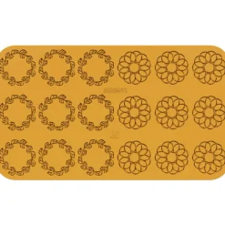 Silikomart Siliconen Mat Corona (18x) Ø6,8x0,2cm