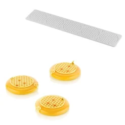 Silikomart Siliconen Mat Alvéolé (5) Ø75x2,5mm