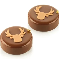 Silikomart Siliconen Sjabloon Rudolph (24) 4x4x0,2cm