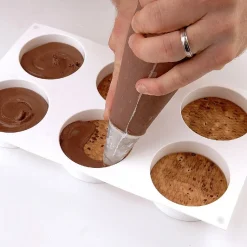 Silikomart Siliconen Vorm Rond (6) Ø7,6x2,5cm Set/2