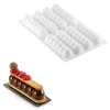 Silikomart Siliconen Vorm Truffel Eclair (8x) 130x31x28(h)mm