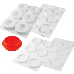 Silikomart Siliconen Vorm Kit Ring (6) Ø8,5/5cm