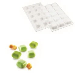 Silikomart Siliconen Vorm Gem 4x4x2,3cm (15)