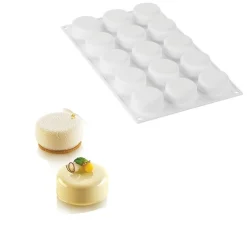 Silikomart Siliconen Vorm Essenziale (15) Ø45x20mm