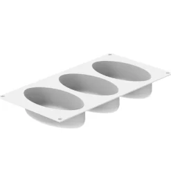Silikomart Siliconen Vorm Ellipse (3) 14,8x7,6x4cm