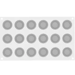 Silikomart Siliconen Vorm Torta XS (18) Ø4x1,5cm