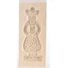 Speculaasplank Mini Pop Vrouw 8,5x3,5cm.