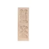 Speculaasplank Twee Figuren (2x) 8x5cm.
