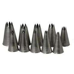 Spuitjesset gekarteld RVS 10 spuitjes 6T van 5 t/m 14mm