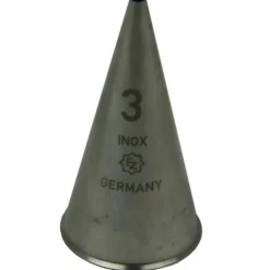 Spuitmondje Glad RVS 3mm