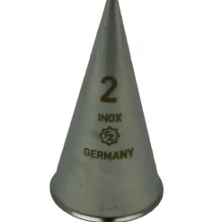 Spuitmondje Glad RVS 2mm